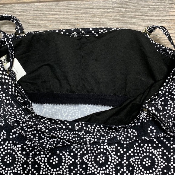 New 24th & Ocean Women's Tankini Top Size 8 / Small Spot On Side-Tie Swimsuit - Picture 9 of 10